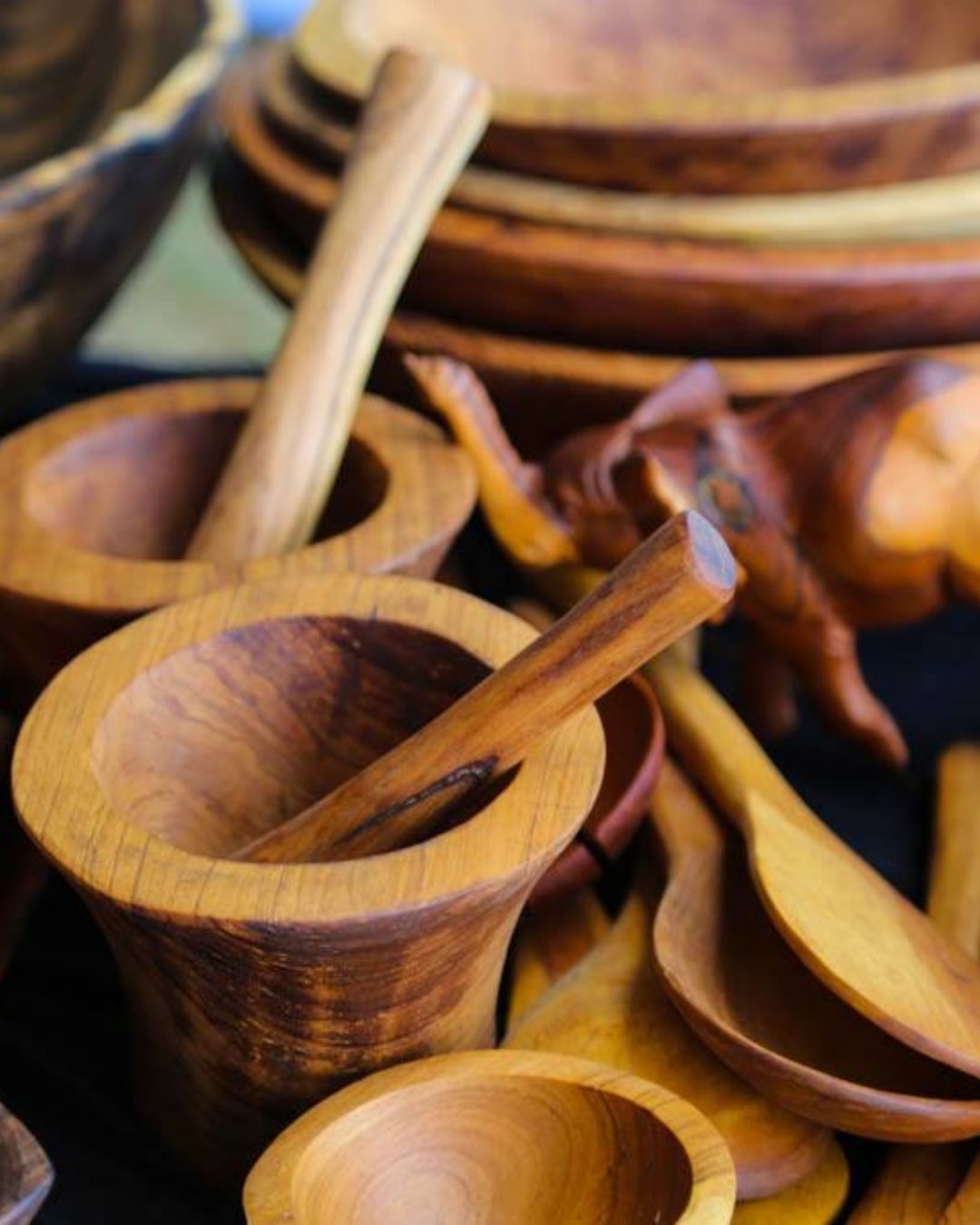 A display of artisanal products from Kigali FAAM